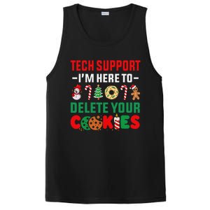 Christmas Tech Support Here To Delete Your Cookies Xmas Cool PosiCharge Competitor Tank