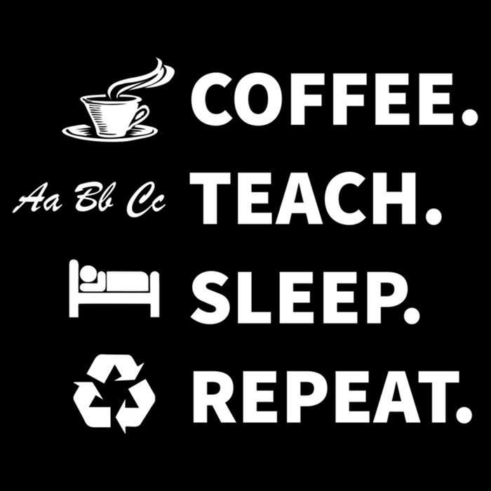 Coffee Teach Sleep Repeat Back To School For Teachers Funny Gift Wool Snapback Cap