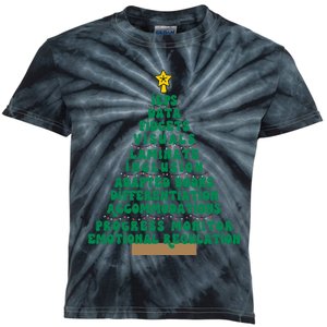 Christmas Tree Special Education Ieps Sped Teacher Xmas Kids Tie-Dye T-Shirt