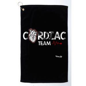 Cardiac Team Surgical Technician Scrub Tech Nurse Gift Platinum Collection Golf Towel