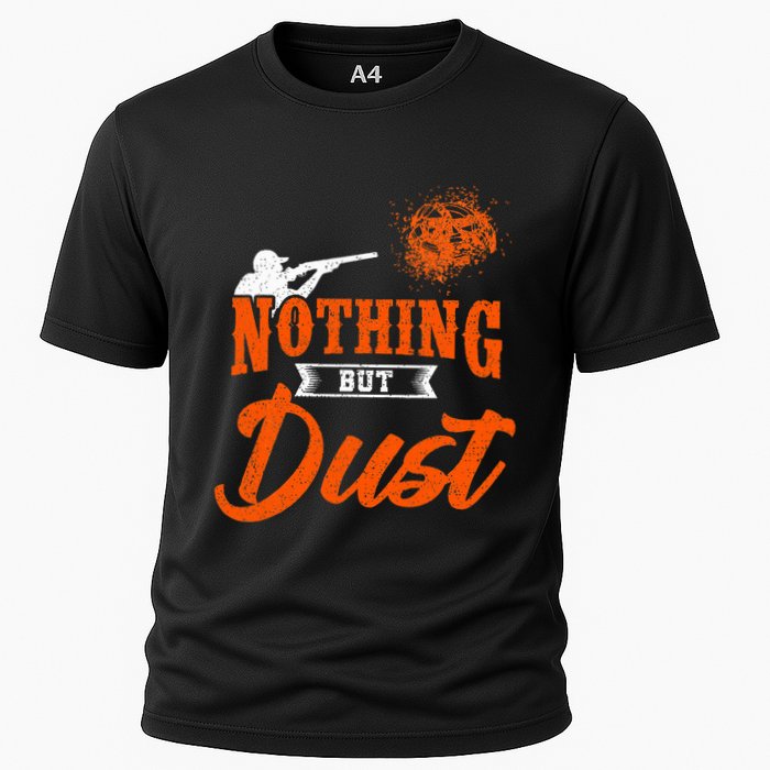 Clay Target Shooting Nothing But Dust Shoot Trap Skeet Performance Shirt
