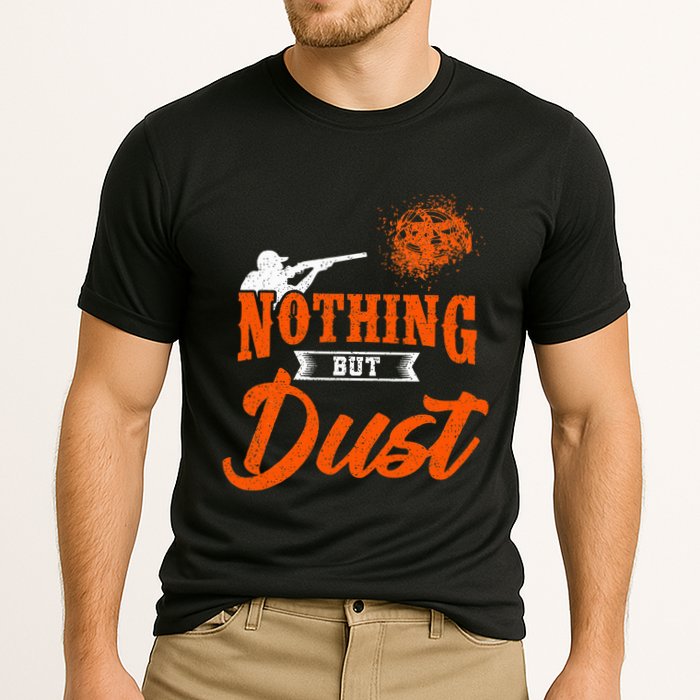 Clay Target Shooting Nothing But Dust Shoot Trap Skeet Performance Shirt