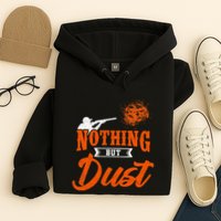 Clay Target Shooting Nothing But Dust Shoot Trap Skeet Hoodie