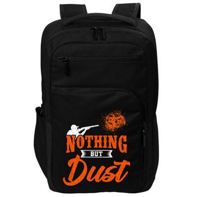 Clay Target Shooting Nothing But Dust Shoot Trap Skeet Impact Tech Backpack