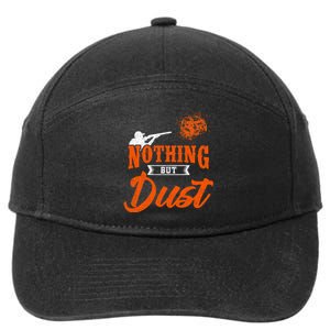 Clay Target Shooting Nothing But Dust Shoot Trap Skeet 7-Panel Snapback Hat