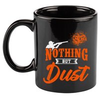Clay Target Shooting Nothing But Dust Shoot Trap Skeet 11oz C Handle Ceramic Mug