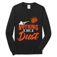 Clay Target Shooting Nothing But Dust Shoot Trap Skeet Tall Long Sleeve T-Shirt