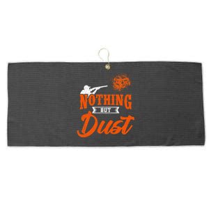 Clay Target Shooting Nothing But Dust Shoot Trap Skeet Large Microfiber Waffle Golf Towel