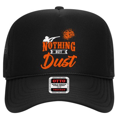 Clay Target Shooting Nothing But Dust Shoot Trap Skeet Trucker Hat