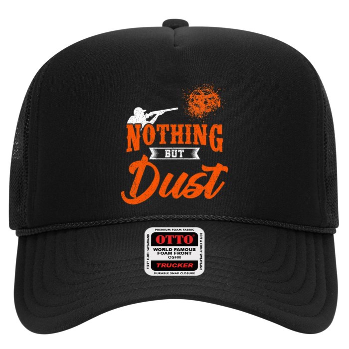Clay Target Shooting Nothing But Dust Shoot Trap Skeet Trucker Hat