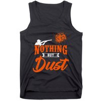 Clay Target Shooting Nothing But Dust Shoot Trap Skeet Tank Top