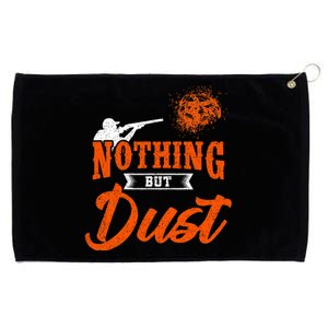 Clay Target Shooting Nothing But Dust Shoot Trap Skeet Grommeted Golf Towel