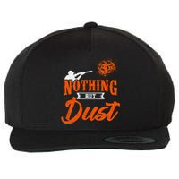 Clay Target Shooting Nothing But Dust Shoot Trap Skeet Wool Snapback Cap