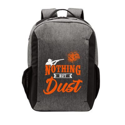 Clay Target Shooting Nothing But Dust Shoot Trap Skeet Vector Backpack