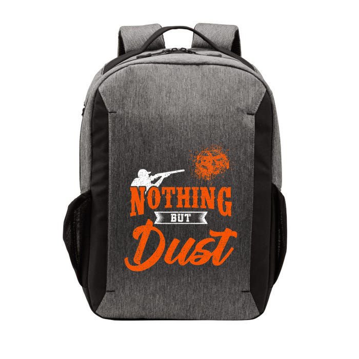 Clay Target Shooting Nothing But Dust Shoot Trap Skeet Vector Backpack