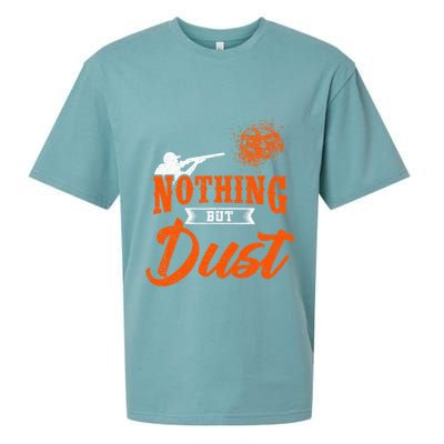 Clay Target Shooting Nothing But Dust Shoot Trap Skeet Sueded Cloud Jersey T-Shirt