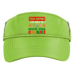 Christmas Tech Support Here To Delete Cookies Xmas Adult Drive Performance Visor