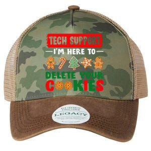 Christmas Tech Support Here To Delete Cookies Xmas Legacy Tie Dye Trucker Hat