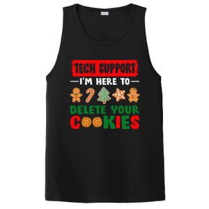 Christmas Tech Support Here To Delete Cookies Xmas PosiCharge Competitor Tank