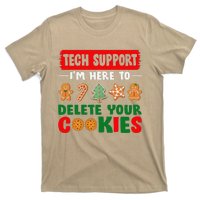 Christmas Tech Support Here To Delete Cookies Xmas T-Shirt