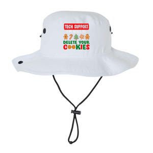 Christmas Tech Support Here To Delete Cookies Xmas Legacy Cool Fit Booney Bucket Hat