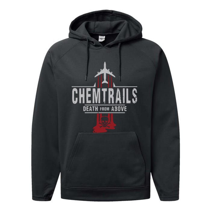 Chemtrails Top Selling Sticker Performance Fleece Hoodie