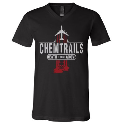 Chemtrails Top Selling Sticker V-Neck T-Shirt