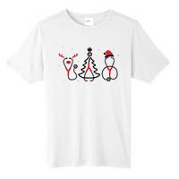 Christmas Tree Snowman Reindeer Christmas Nurse Gift Tall Fusion ChromaSoft Performance T-Shirt