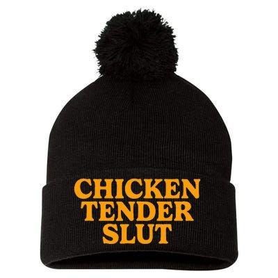 Chicken Tender Slut Pom Pom 12in Knit Beanie