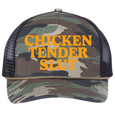 Chicken Tender Slut Retro Rope Trucker Hat Cap