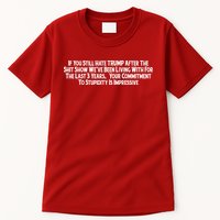Commitment To Stupidity Trump 2024 Maga Tall T-Shirt