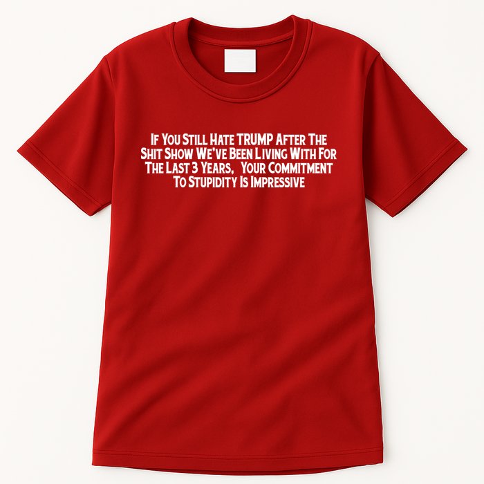 Commitment To Stupidity Trump 2024 Maga Tall T-Shirt