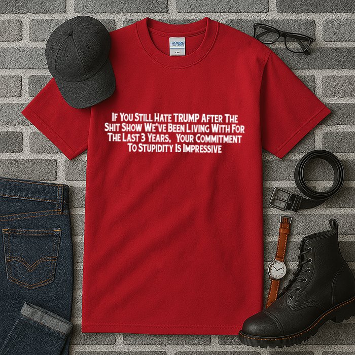 Commitment To Stupidity Trump 2024 Maga Tall T-Shirt