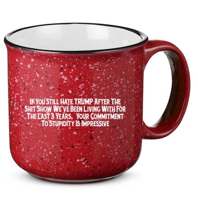 Commitment To Stupidity Trump 2024 Maga 15oz Campfire Ceramic Mug