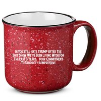 Commitment To Stupidity Trump 2024 Maga 15oz Campfire Ceramic Mug
