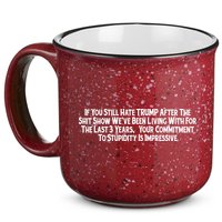 Commitment To Stupidity Trump 2024 Maga 15oz Campfire Ceramic Mug