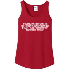 Commitment To Stupidity Trump 2024 Maga Ladies Essential Tank