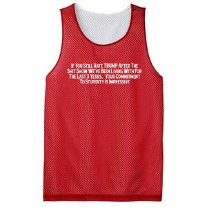 Commitment To Stupidity Trump 2024 Maga Mesh Reversible Basketball Jersey Tank