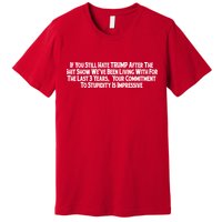 Commitment To Stupidity Trump 2024 Maga Premium T-Shirt