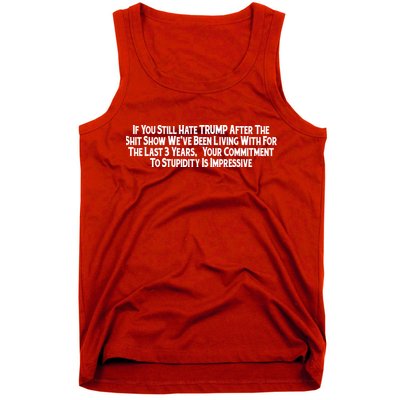 Commitment To Stupidity Trump 2024 Maga Tank Top