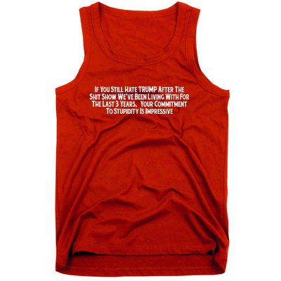 Commitment To Stupidity Trump 2024 Maga Tank Top