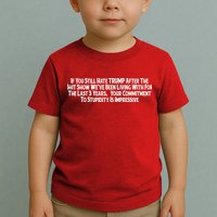 Commitment To Stupidity Trump 2024 Maga Toddler T-Shirt