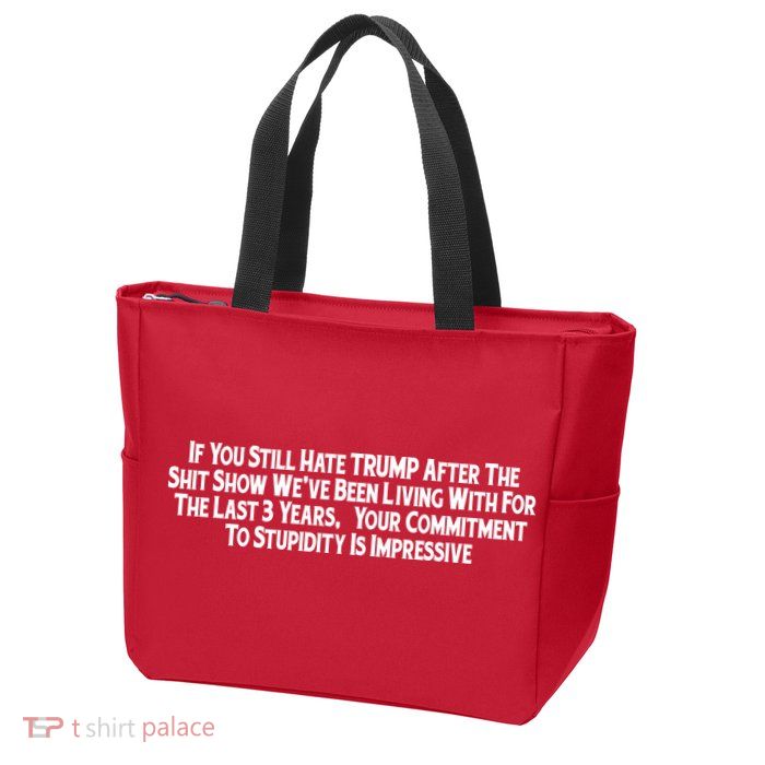 Commitment To Stupidity Trump 2024 Maga Zip Tote Bag