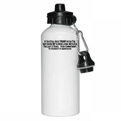 Commitment To Stupidity Trump 2024 Maga Aluminum Water Bottle