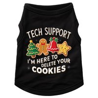 Christmas Tech Support IM Here To Delete Your Cookies Doggie Tank