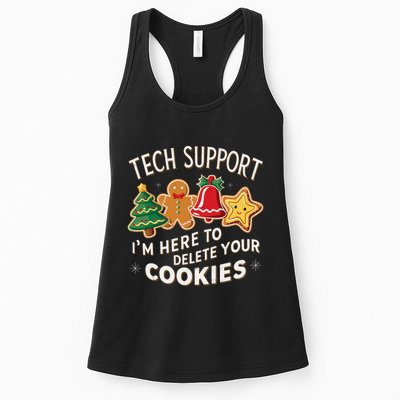 Christmas Tech Support IM Here To Delete Your Cookies Womens Tank Top