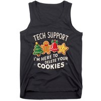 Christmas Tech Support IM Here To Delete Your Cookies Tank Top