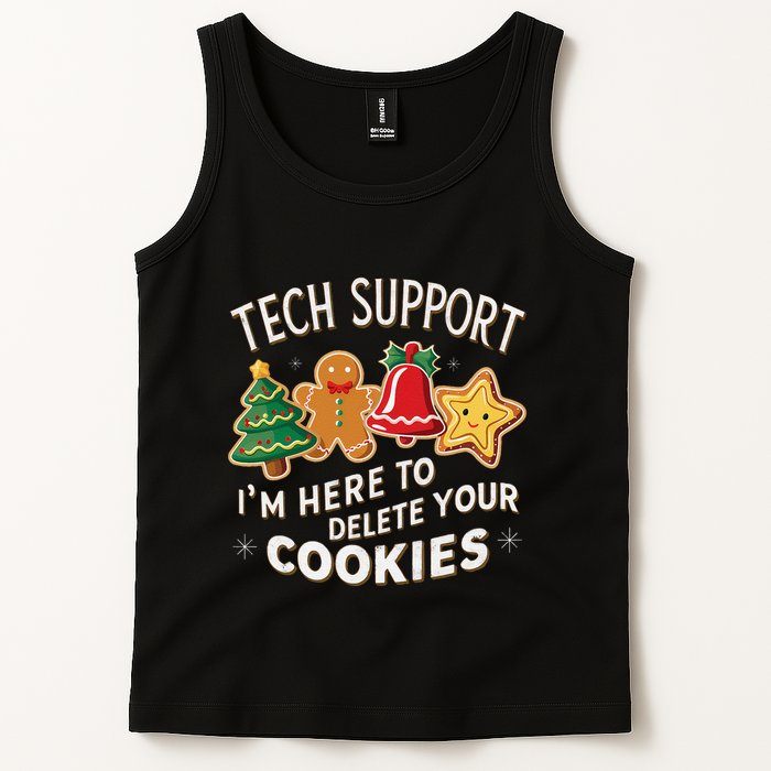 Christmas Tech Support IM Here To Delete Your Cookies Tank Top