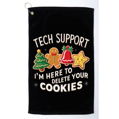 Christmas Tech Support IM Here To Delete Your Cookies Golf Towel