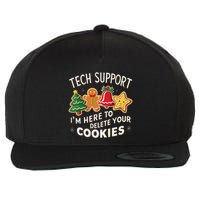 Christmas Tech Support IM Here To Delete Your Cookies Wool Snapback Cap